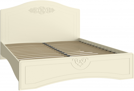Кровать Ассоль плюс АС-114К (2000x1800) ваниль