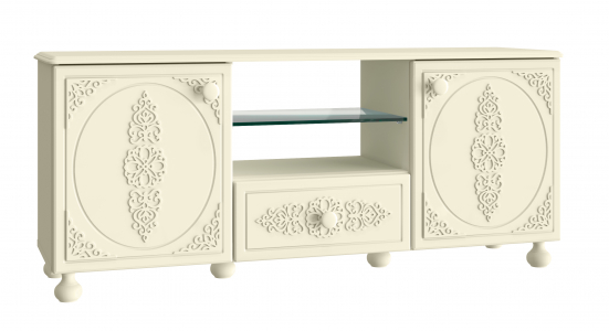 Тумба под ТВ Ассоль плюс АС-13 ваниль