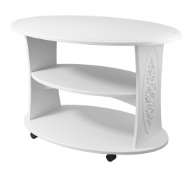 Стол журнальный Ассоль АС-17 белое дерево