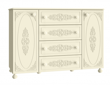 Тумба комбинированная Ассоль плюс АС-19 ваниль