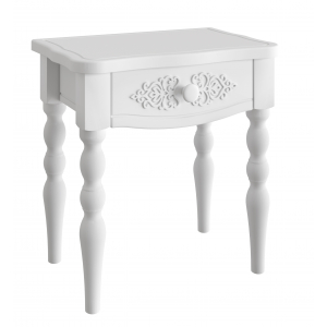 Тумба прикроватная Ассоль АС-39 белое дерево