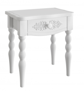 Тумба прикроватная Ассоль АС-39 белое дерево