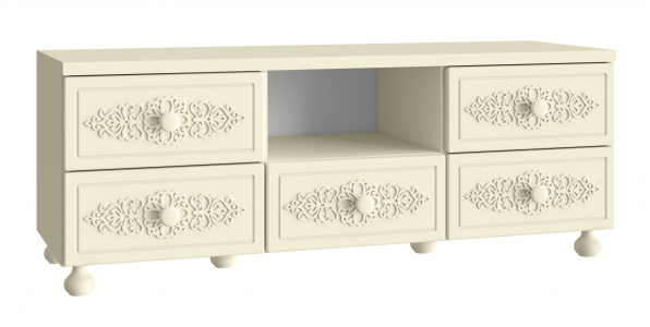 Тумба под ТВ Ассоль плюс АС-56 ваниль