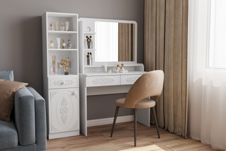 Туалетный гарнитур Ассоль АС-6501 белое дерево