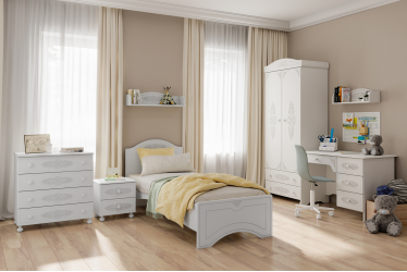 Гарнитур для детской Ассоль АС-048 белое дерево