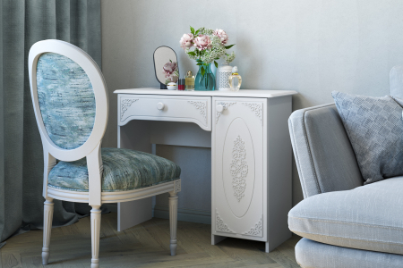 Туалетный столик Ассоль ТСН-6 белое дерево