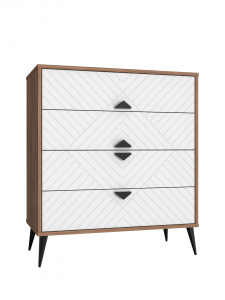 Комод Астрид АР-02 дуб крафт табачный/бланж