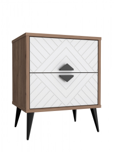 Тумба прикроватная Астрид АР-04 дуб крафт табачный/бланж