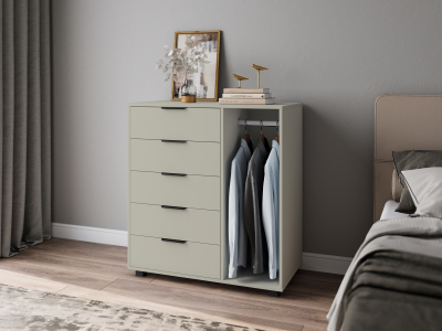 Шкаф комбинированный К-20 глиняный серый/риолит