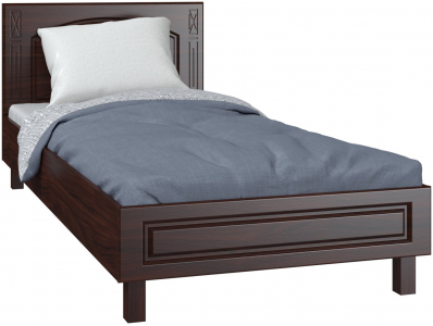 Кровать Элизабет ЭМ-19 (2000x900) орех темный