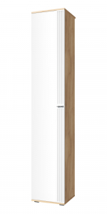 Пенал Эмилия ЭЛ-12К глухой дуб крафт золотой/меренга