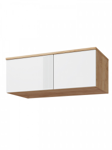 Антресоль Эмилия ЭЛ-51 дуб крафт золотой/меренга