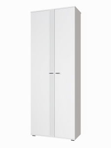 Шкаф для одежды Эмилия ЭЛ-13К глухой белый структурный/меренга