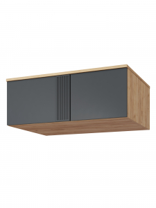 Антресоль Эмилия ЭЛ-54 дуб крафт золотой/графит