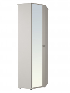 Шкаф угловой Эмилия ЭЛ-14К с зеркалом кашемир/шарли керамика