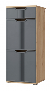 Тумба Эмилия ЭЛ-3 дуб крафт золотой/графит