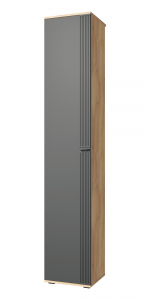 Пенал Эмилия ЭЛ-12К глухой дуб крафт золотой/графит