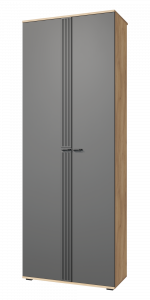Шкаф для одежды Эмилия ЭЛ-13К глухой дуб крафт золотой/графит