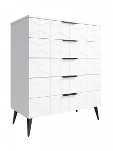 Комод Контемпо КТ-03 белый бриллиант/бланж