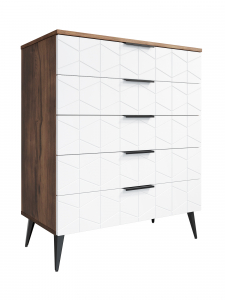 Комод Контемпо КТ-03 дуб барокко янтарный/бланж