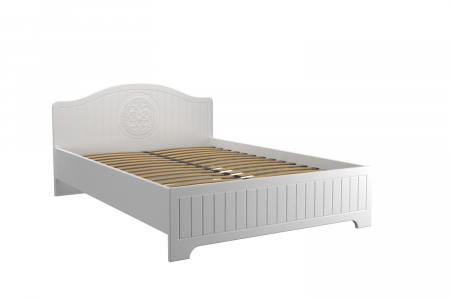 Кровать «Монблан» МБ-602К (2000х1400) белое дерево