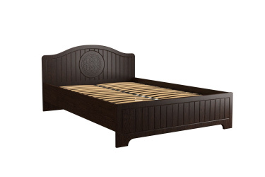 Кровать «Монблан» МБ-602К (2000х1400) венге/орех шоколадный