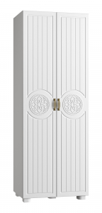 Шкаф для одежды «Монблан» МБ-26К белое дерево