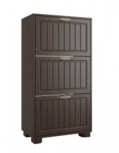 Тумба для обуви (обувница) «Монблан» МБ-34К венге/орех шоколадный