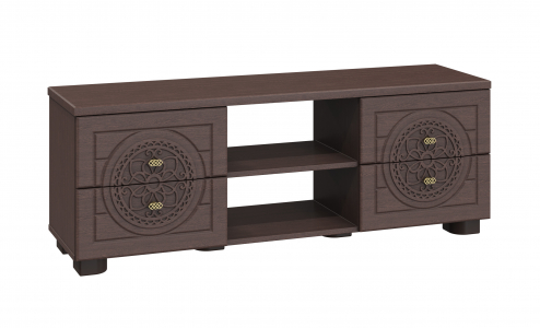 Тумба для ТВ Монблан МБ-39К венге/орех шоколадный