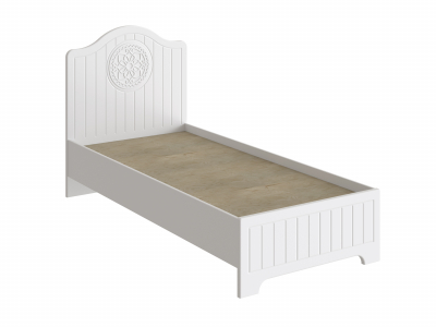 Кровать Монблан МБ-65К (2000х900) белое дерево