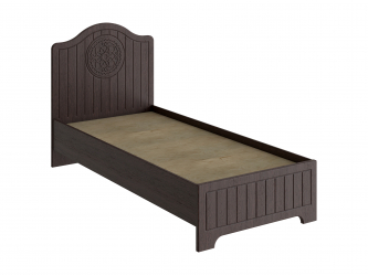 Кровать Монблан МБ-66К (1900х900) венге/орех шоколадный