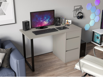 Стол С-401 (1200*550) глиняный серый/риолит