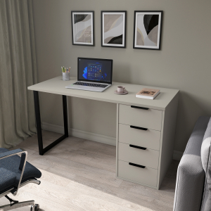 Стол С-402 (1350х550) глиняный серый/риолит