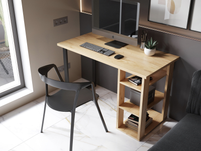 Стол С-601 (1200х600) дуб крафт золотой