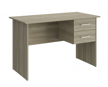 Комплект стол с тумбой  ОФ-112К+ОФ-21  блэквуд сатиновый