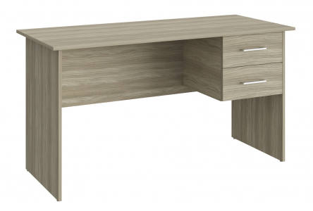 Комплект стол с тумбой ОФ-113K+ОФ-21 блэквуд сатиновый