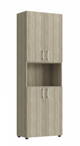 Шкаф-пенал ОФ-301К блэквуд сатиновый