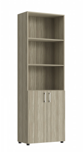 Шкаф-пенал открытый ОФ-301К блэквуд сатиновый