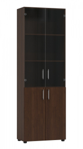 Шкаф со стеклом ОФ-303К венге