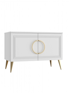 Тумба Оливия ОЛ-09 белый бриллиант/бланж