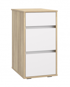 Тумба Оскар ОС-10 блэквуд ячменный/белый структурный