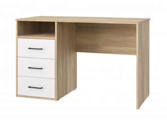 Стол Оскар ОС-21 блэквуд ячменный/белый структурный