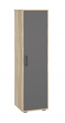 Шкаф-пенал Оскар ОС-01 блэквуд ячменный/графит