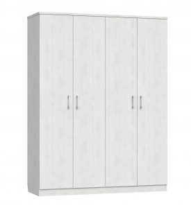 Шкаф четырехдверный для одежды Виктория ВИ-10 северное дерево светлое