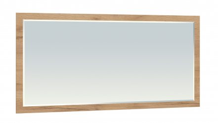 Зеркало Виктория ВИ-19 (1200x600) дуб крафт золотой