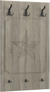 Вешалка ДримСтар ДС-31 дуб сонома темный