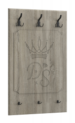 Вешалка ДримСтар ДС-32 дуб сонома темный