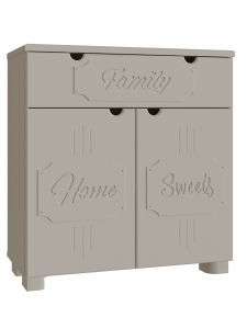 Тумба ДримСтар ДС-18 глиняный серый/риолит