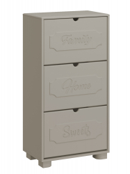 Тумба для обуви ДримСтар ДС-23 глиняный серый/риолит