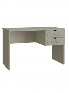 Стол письменный ДримСтар ДС-6 глиняный серый/риолит